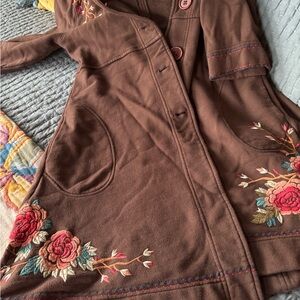 Johnny was button up long jacket